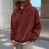 Hoodies masculinos masculino cor sólida moletom com capuz coreano hip-pulôveres outono inverno jumper casual solto com capuz roupas esportivas topo sudaderas