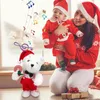 Jouet de Noël chantant et dansant jouets de noël électronique ours musical jouet jeu interactif décor à la maison enfant cadeau bébé jouets d'éducation précoce 231208