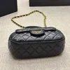 Famosa letra dupla de luxo feminina designer crossbody saco marca francesa moda senhora alça bolsa ombro alta qualidade couro genuíno saco do mensageiro bolsas