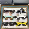 Sunglasses Frames Designer Brand Sunglasses for men women Same Personalized and Fashionable Cat Eye Color Block Board Spr70 P97K