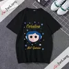 Homens Camisetas 2023 Casual Caroline para Homens e Mulheres T-shirt Tim Neil Gaiman Goth Preto Estilo Verão Moda Swag