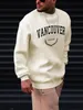 Mens Hoodies Sweatshirts Vancouver Kanada Yaprak Tasarım Üstler Sonbahar Giysileri Sokak Tarzı Sıradan Moda Hip Hop Erkek Spor Giyim 231211