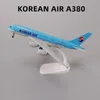 Aircraft Modle 20cm Alloy Metal USA Air Pan American Pan Am Boeing 747 B747 Rosyjska lufthansa Diecast Airplane Model Płaszczyzny Kolekcje samolotów 231208