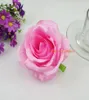 9Colors 9CM DIY Artificial Rose Flower Heads Silk Decorative Flower Supermarket Background DIY Road Led Wedding Wall Flower Bouqu9475247