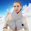 Bandanas Winter Warm Heating Scarf Electric Neck Warmer Pad Outdoors Heat Wrap Christmas Gifts For Men Women