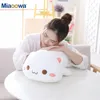 ぬいぐるみ人形1pc 35cmカワイイ横たわる猫のおもちゃを詰めたかわいい人形素敵な動物枕ソフト漫画クッションキッドクリスマスギフト231211