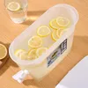 Vattenflaskor 204G frukt tekanna högkvalitativ material kall flaskkök bar vattenkokare med kran bekväma och praktiska verktyg