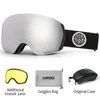 Ski Goggles COPOZZ Brand Professional Double Layers Antifog UV400 Men Women Winter Snowmobile Eyewear Snowboard Sports Glasses 231211