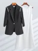 Robes de travail élégant Blazer robe costume conception uniforme Blazers ensemble pour les femmes vêtements d'affaires costumes avec et vestes OL