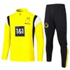 HALLER Soccer Survêtements 23 24 Survêtements de football REUS DORTMUND NEONGELB BELLINGHAM HUMMELS BRANDT hommes maillot de foot 2023 2024 Survêtement à manches longues hommes