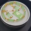 Jade Verde Natural Colgante Collar Pendiente Pulsera Conjunto291g