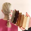 Elastici per capelli Coda di cavallo Fasce elastiche per capelli Elastici per capelli in gomma Fascio Scrunchies Filo telefonico Accessori per capelli Fasce per capelli moda Fascia per capelli da donna 231208