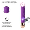 Luvkis 10 Vibrationsdildo-Vibrator für Frau G-Punkt und Klitoris stimulieren für Lesben Homosexuell Erwachsene Produktspiel Sexspielzeug USB-Ladung Y191219