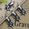 Intero 100 pz Pet Dog Lega di Fascini Del Pendente Retro Creazione di Gioielli Portachiavi FAI DA TE Ciondolo In Argento Antico Per Orecchini Bracciale 24x13316E