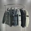 Stones Island 2023 Designer Jacket Heavy Industries Wash Badge Denim Jackets and Jackets Cross Border Couple Island 210 503