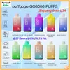 Disposable Vape Authentic puffgogo 8000 E-Cigarettes 0% 2% 5% Mesh Coil Rechargeable Vaporizers 16ml Pre-filled Pod Cartridges 10 Flavors Shipped from US warehouse