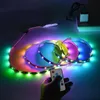 Strips WS2812 LED Strip 5V USB بشكل فردي معالجة SMART RGB LIGHT SMD TV Backlight SWATCH LIGHTING DECORATION307O