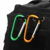 Cords Slings and Webbing 100PCSLot Colorful Aluminium Alloy Climbing Buckle Keychain Carabiner Safety Hook Outdoor Camping Hiking Tools Random 231211