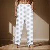 Herrenhose Herren Frühling Sommer Unabhängigkeitstag Print Pyjama lang lässig Oversize Joggen