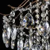 Żyrandole Nowoczesne luksusowe kryształowy żyrandol dekoracja salonu LED LED LAVE Water Drop Lampa Lampa