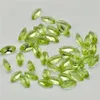 Marchese di buona qualità 2X4-4X8 Cinque dimensioni taglio sfaccettato autentico peridoto naturale pietra preziosa sciolta semipreziosa per l'incastonatura di gioielli 30 pz301z