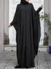 Plus size Dresses ZANZEA Fashion Summer Long Sundress Ramadan Hijab Vestido 2pc Sleeve Dress Party Muslim Kaftan Abaya Maxi 231208