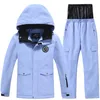 Andere Sportartikel 30 Grad Kinderbekleidungsset Jungen Mädchen Kinder Snowboard Skianzug Wasserdichte Outdoor-Sportjacke Hosen Kleidung Schneeanzug Teenager 231211