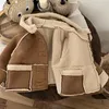 Jackor 2023 Winter Children's Clothing Girls 'Inner Lamb Fur Suede Coat Maillard Wear