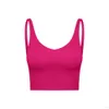 LL-22 YOGA BRA Align Tank Womens Sport Classic Popular Fitness Butter Soft Tank Gym Crop Yoga Vest Beauty Back Sock Proof med avtagbar bröstkudde Hela