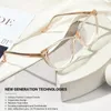 Sunglasses AABV Unique Flower Design Blue Light Glasses Women Cat Eye Computer Fake Transparent Optical Lenses Clear Eyeglasses 8013