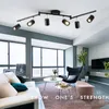 Deckenleuchten Nordic 4/6 Köpfe LED Kronleuchter Licht Morden Industrie Sytle GU10 Basis Beleuchtung Lampe für Schlafzimmer Wohnzimmer