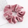 Hair Rubber Bands Fashion Women Girls Velvet Hair Scrunchies Solid Color Stretch Elastic Hair Ties Classic Elegant Rubber Band Ponytail Ties Rope 231208