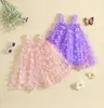 Sukienki dla dziewczynek dziewczyny bez rękawów sukienka Sukienka Niemowlę Księżniczka Piękna lato 3D Butterfly Sweet Toddler Boutique Clothing4633834
