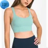 LU-010 Yoga sport soutien-gorge dos croisé Sexy femmes sous-vêtements antichoc course Fitness lu Worko