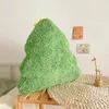 クリスマスおもちゃ50x45x8cmグリーンクリスマスツリーぬいぐるみぬいぐるみ柔らかい植物笑顔の顔をしたフェイスホリデーパーティーの家の装飾ぬいぐるみペルシュキッズギフト231208