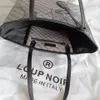 Valeure chaude sac d'origine Mirror Quality Loup Noir Shopping Tote Big Femmes sacs à main sacs et sacs à main Dhgate Nouveau