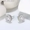 ORSA JEWELS luxe scintillant pierre précieuse pur 925 argent boucle d'oreille forme ronde avec plein Zircon mariée boucles d'oreilles de mariage OSE231 YQ231211