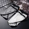 Underpants Icool Modal Striped Men's Sexy Underwear Briefs Solid Color Gay Boy Panties U-convex Big Bag Breathable