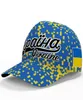 Бейсбольная кепка Украины 3d на заказ Имя Номер Логотип команды Aw Hat Ukr Country Travel Украинская нация Флаг Украины Головной убор9451158