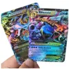 Jogos de cartas 100 pc 1 pacote flash pokmon coleção jogo de tabuleiro presentes aleatórios para crianças y1212270j entrega de gota brinquedos puz dhtz7 quebra-cabeças dhgzc