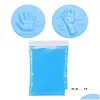 Keepsakes E Baby Care Air Drying Soft Clay Handprint Footprint Imprint Kit Casting Parentchild Hand Inkpad Fingerprint Kids Toys Drop Dhp1T