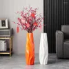 Vases Ceramic Floor Large Vase High-Grade Decoration Living Room Fortune Fruit Flower Arrangement