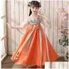 Meisjes Jurken 11 12 13 14 15Yrs Kinderen Oude Kostuum Hanfu Meisje Zomer Lente Jurk Fairy Tang Chinese Traditionele Kids stage F Otnwh