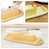Dinnerware Sets Cupcake Tray Sealed Box Butter Dish With Lid Storage Container For Refrigerator