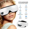 Masseur oculaire 6D Smart Airbag Vibration Masseur oculaire Instrument de soins oculaires Chauffage La musique Bluetooth soulage la fatigue et les cernes avec la chaleur 231211