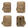 Sacs de taille Sac à dos tactique 600D Nylon Molle Pouch Tool Zipper Pack Outdoor Utility Randonnée Chasse Accessoire Ceinture