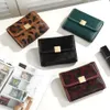 Wallet Real Leather Card Clip Horse Hair Lady Bag Lovely Organ Bit Leopard Print Mini Set Zero Ins 0523416