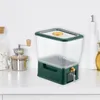 Bottiglie di stoccaggio Secchio per riso Contenitore per cereali da 11 litri Dispenser per alimenti per cereali ermetico per cucina