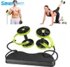 Sport Core Double AB Roller Wheel Fitness Abdominal Exercises Equipment Waist Slimming Trainer at Home Gym2825223