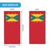 Sjaals Unisex Grenada Vlag Halsdoek Sjaal Hals Gezichtsmasker Warmer Naadloze Bandana Hoofddeksels Fietsen Wandelen